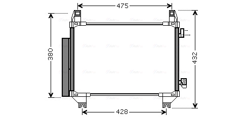 Ava Cooling Airco condensor TO5665D