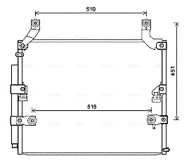 Ava Cooling Airco condensor TO5697D