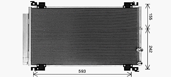 Ava Cooling Airco condensor TO5766D