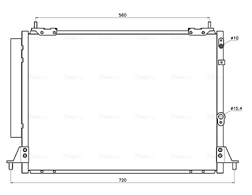 Ava Cooling Airco condensor TO5795D