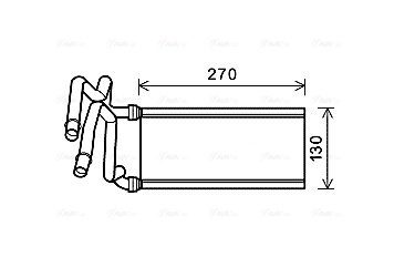 Ava Cooling Kachelradiateur TO6705