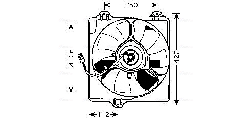 Ava Cooling Ventilatorwiel-motorkoeling TO7547