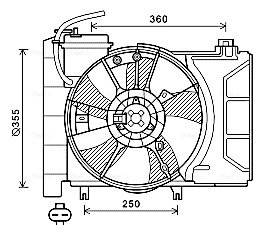 Ava Cooling Ventilatorwiel-motorkoeling TO7647