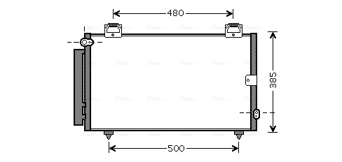 Ava Cooling Airco condensor TOA5594D