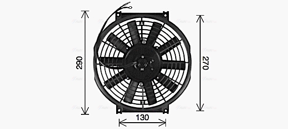 Ava Cooling Ventilator aircocondensor UV7506