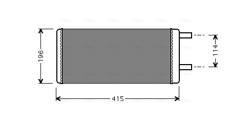 Ava Cooling Kachelradiateur VL6028