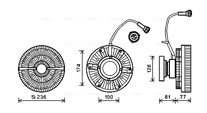 Ava Cooling Visco-koppeling VLC056