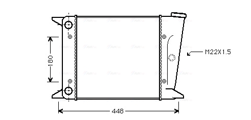 Ava Cooling Radiateur VN2001