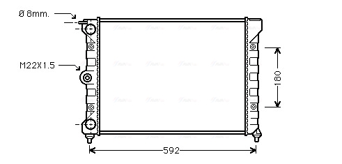 Ava Cooling Radiateur VN2011