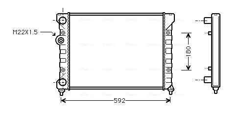 Ava Cooling Radiateur VN2029