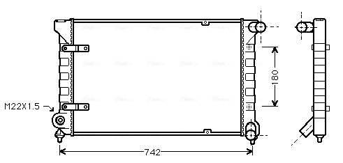 Ava Cooling Radiateur VN2042