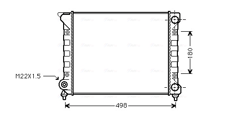 Ava Cooling Radiateur VN2070