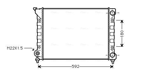 Ava Cooling Radiateur VN2071