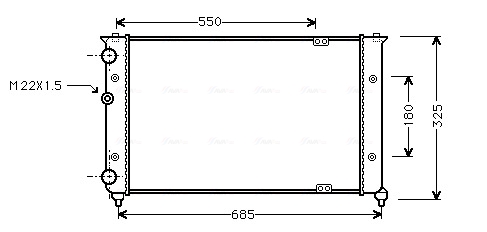 Ava Cooling Radiateur VN2156