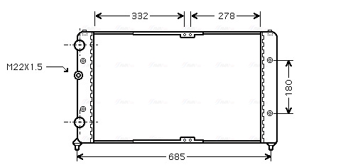 Ava Cooling Radiateur VN2191