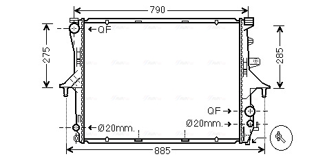 Ava Cooling Radiateur VN2198