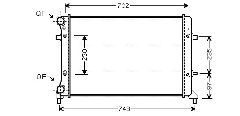 Ava Cooling Radiateur VN2204