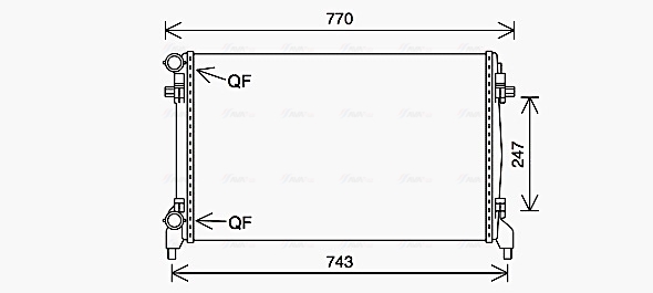 Ava Cooling Radiateur VN2402