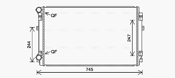 Ava Cooling Radiateur VN2404