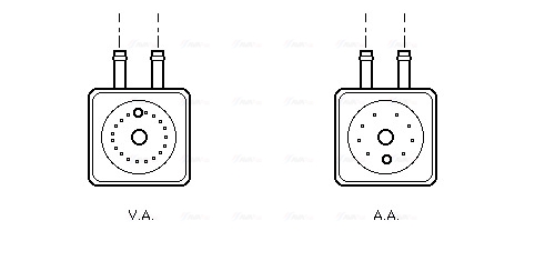 Ava Cooling Oliekoeler motorolie VN3148