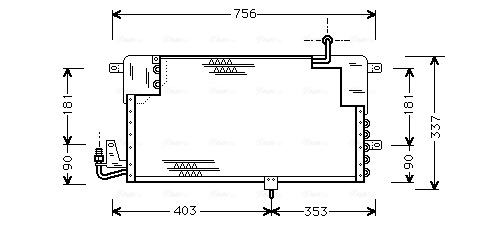 Ava Cooling Airco condensor VN5141