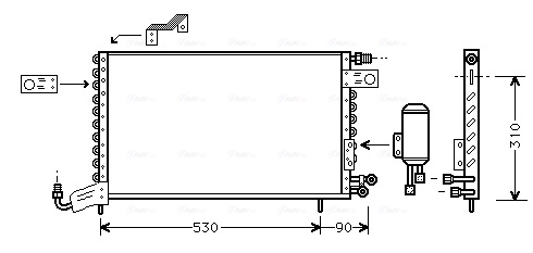 Ava Cooling Airco condensor VN5142