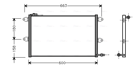 Ava Cooling Airco condensor VN5144