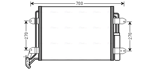 Ava Cooling Airco condensor VN5291D