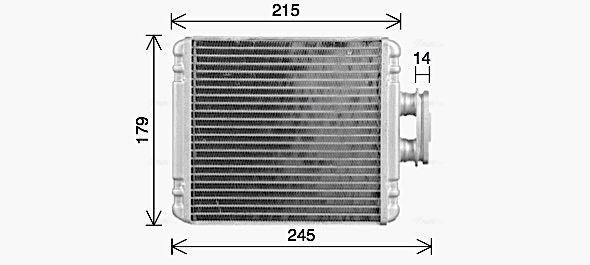 Ava Cooling Kachelradiateur VN6434