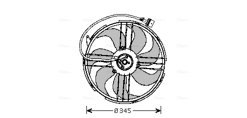 Ava Cooling Ventilatorwiel-motorkoeling VN7512