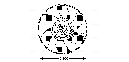 Ava Cooling Ventilatorwiel-motorkoeling VN7517