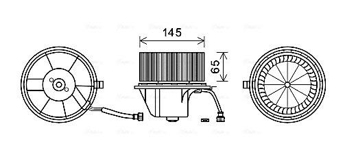 Ava Cooling Kachelventilator VN8351