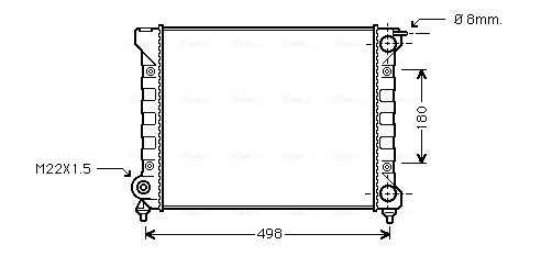 Ava Cooling Radiateur VNA2047