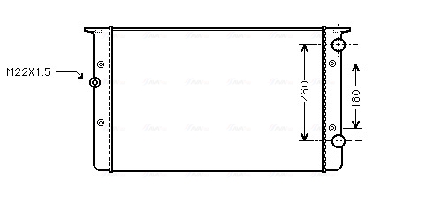 Ava Cooling Radiateur VNA2104