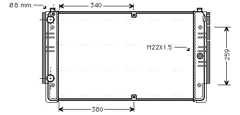 Ava Cooling Radiateur VNA2149