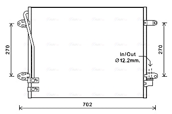 Ava Cooling Airco condensor VNA5322