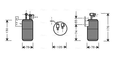 Ava Cooling Airco droger/filter VND017