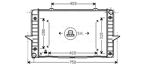 Ava Cooling Radiateur VO2093