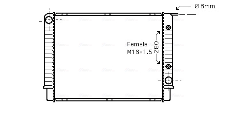 Ava Cooling Radiateur VO2147