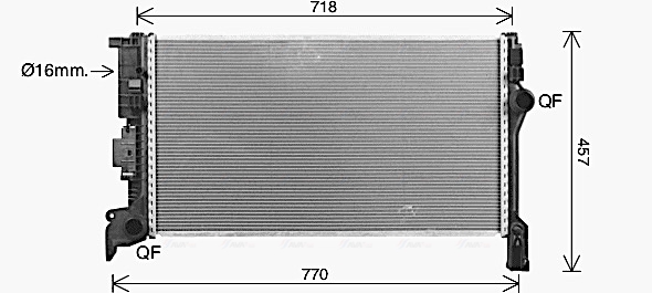 Ava Cooling Radiateur VO2304