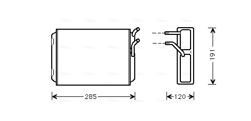 Ava Cooling Kachelradiateur VO6096