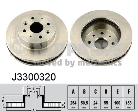 Nipparts Remschijven J3300320