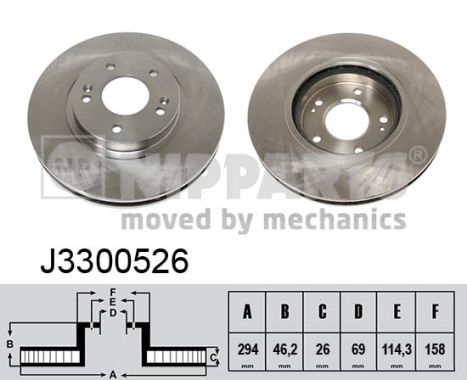 Nipparts Remschijven J3300526