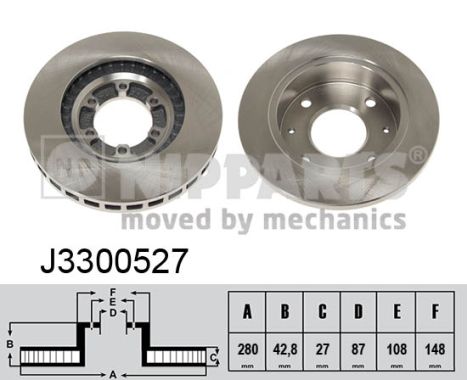 Nipparts Remschijven J3300527