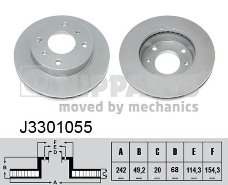 Nipparts Remschijven J3301055