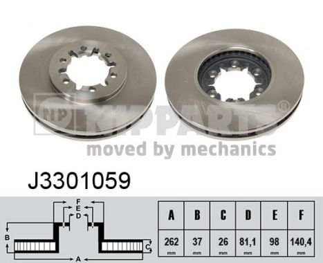 Nipparts Remschijven J3301059