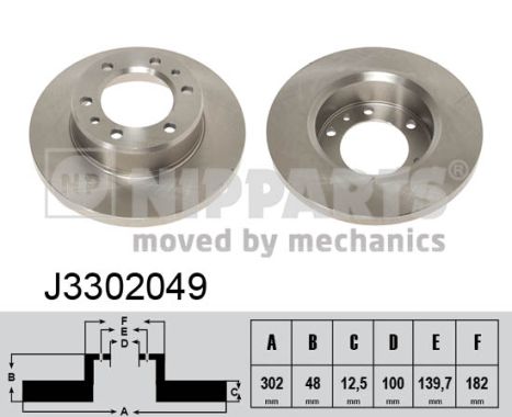 Nipparts Remschijven J3302049