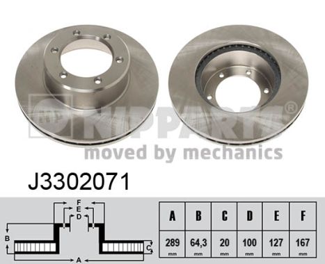 Nipparts Remschijven J3302071