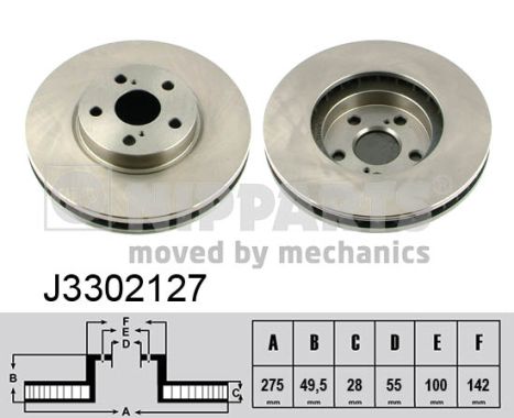 Nipparts Remschijven J3302127