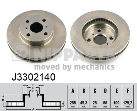 Nipparts Remschijven J3302140